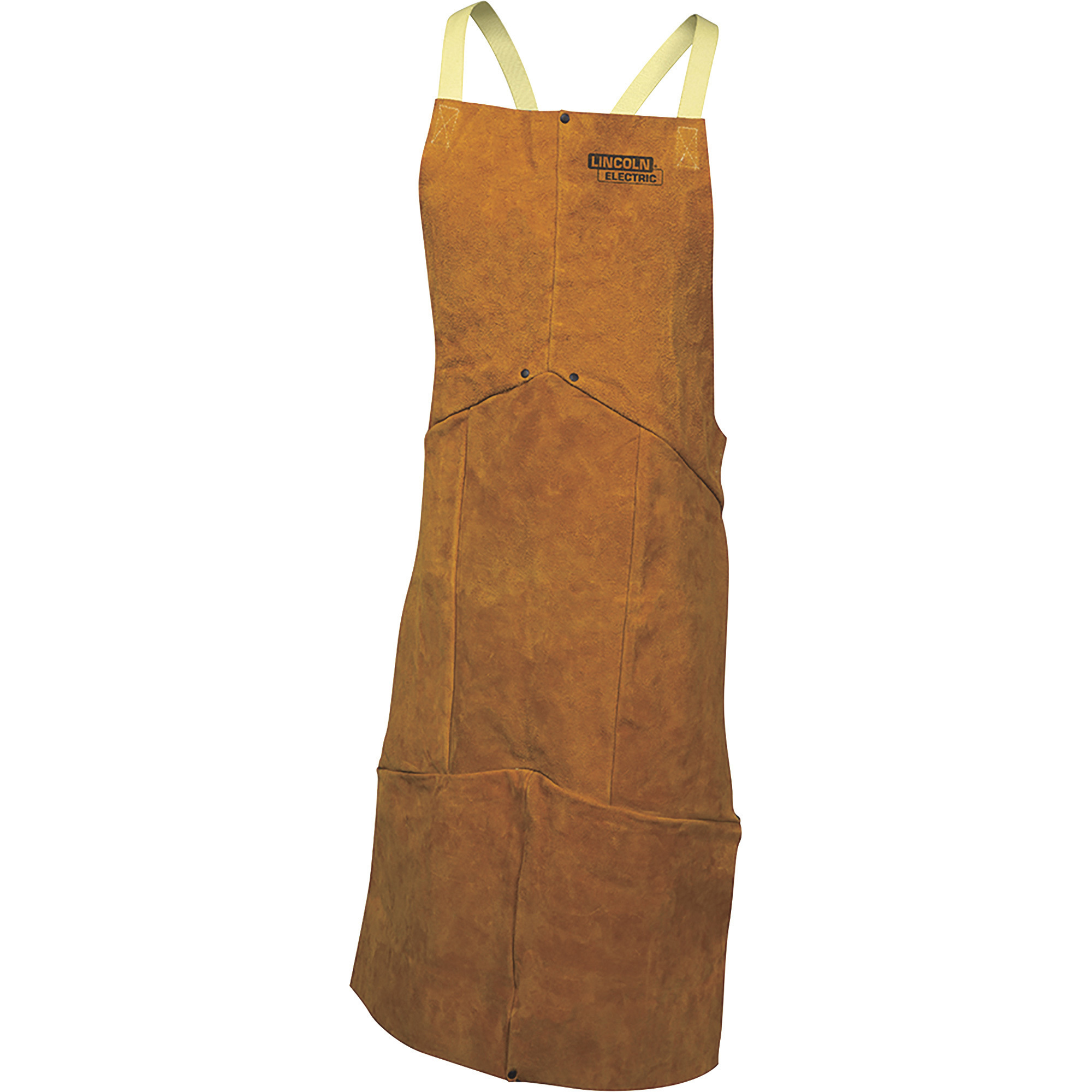 Lincoln Electric Flame-Retardant Leather Welding Apron, One Size Fits All, Model# KH804